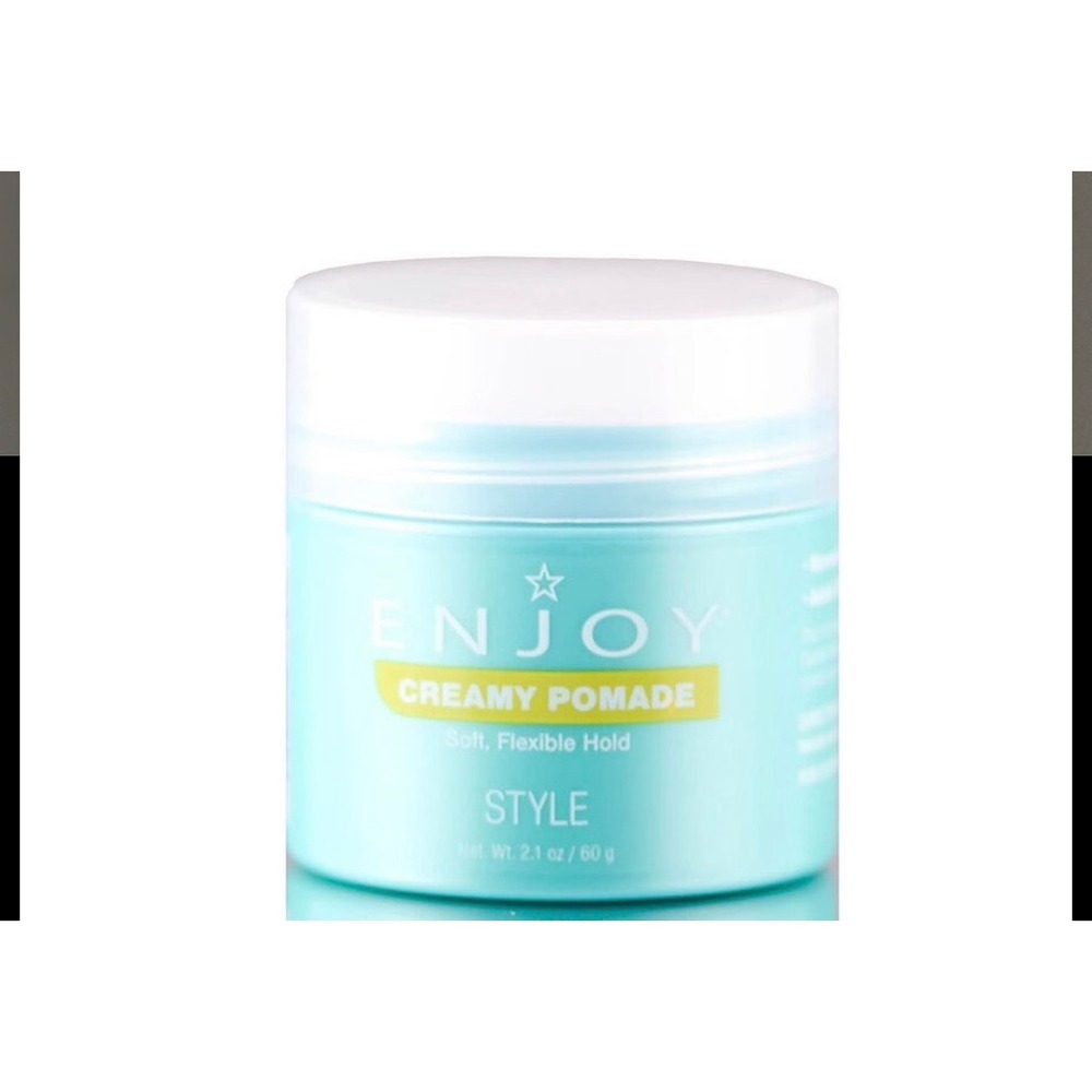Enjoy Creamy Pomade Soft Flexible Hold Hair Styling Wax 2.1 oz 60 g New